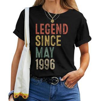 Legend May 1996 30Th Birthday 30 Year Old Women T-shirt | Mazezy