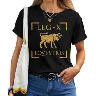 Legio X Equestris Julio César Legión Militar Antigua Roma Camiseta de mujer - Regaloses