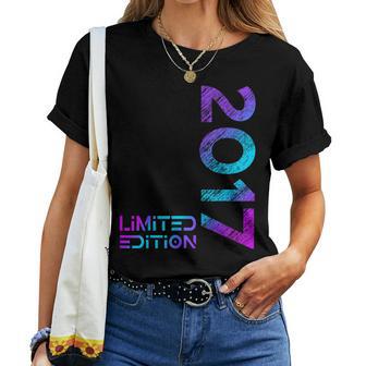 Limited Edition Jahrgang 2017 Junge Mädchen 9 Geburtstag T-shirt Frauen - Seseable