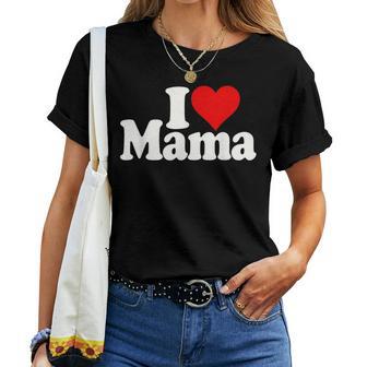 I Love Heart Maman Fête Des Mères Maman Maman Mère T-shirt femme - Cadeauxyz