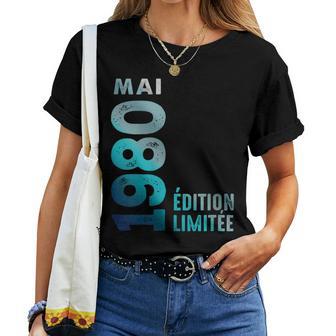 Mai 1980 Édition Limitée Mai 1980 T-shirt femme - Cadeauxyz