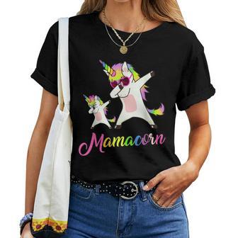 Mamacorn Licorne Drôle Maman Licorne Fille Et Mère T-shirt femme - Cadeauxyz