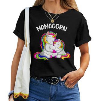 Mamacorn Licorne Mama Maman Fête Des Mères T-shirt femme - Cadeauxyz