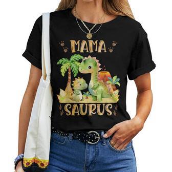 Mamasaurus Muttertag Mama Dinosaurier Mamaaurus Mütter T-shirt Frauen - Seseable