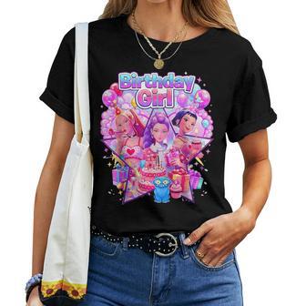 Matching Birthday Party Cute Birthday Girl Women T-shirt | Mazezy
