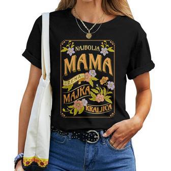 Najbolja Mama Majka Kraljica T-shirt Frauen - Seseable