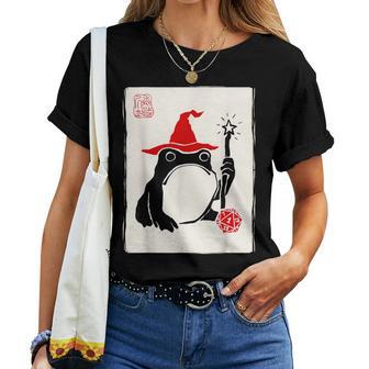 Nat 1 Dnd Jeux Deociété Pour Hommes S Enfants Grenouille Japonaise Amusante T-shirt femme - Cadeauxyz