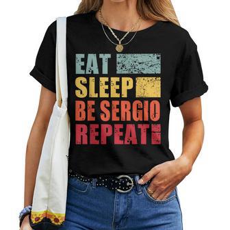 Nombre Personalizado Eatleep Beergio Camiseta de mujer - Regaloses