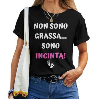Nonono Grassaono Incinta Regalo Baby Mamma Mammi Papa Maglietta da donna - Novitaregali