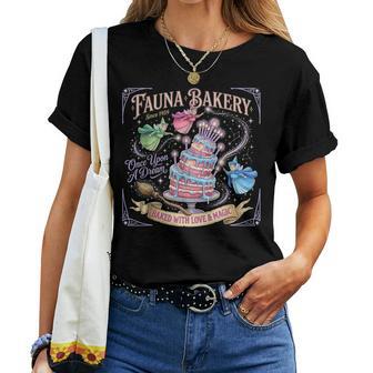 Once Upon A Dream Fauna Bakery Magical Baking Women Women T-shirt | Mazezy