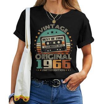 Original 1966Intage Anniversaire 60 Ans Pour Hommes S T-shirt femme - Cadeauxyz