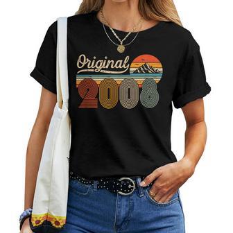 Original 2008 Jahrgang 18 Geburtstag 18 Jahre Junge Mädchen T-shirt Frauen - Seseable