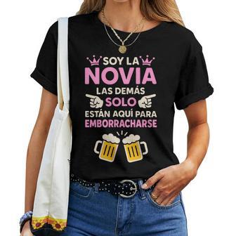 Oy La Novia Los Demás Los Amigos Despedida Deoltera In Mangas Camiseta de mujer - Regaloses