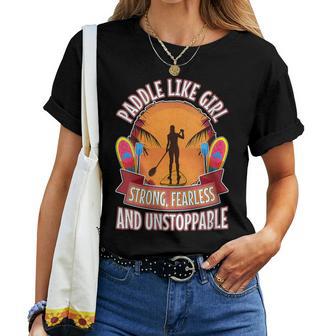 Up Pádel Deportes Acuáticosurfurf Cuello Camiseta de mujer - Regaloses