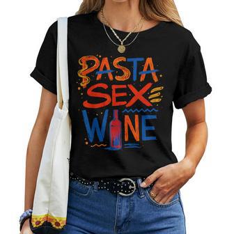 Pastaex Wine T-shirt Frauen - Seseable