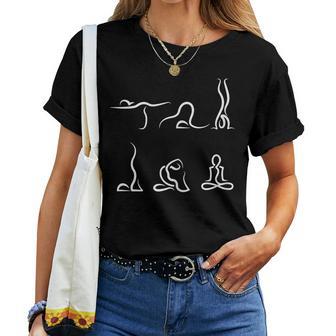 Postura De Yoga Namaste Dibujo De Los Amantes Del Yoga Camiseta de mujer - Regaloses