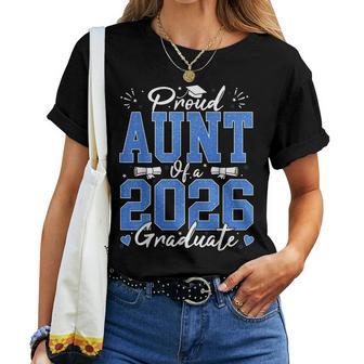 Proud Aunt Of A 2026 Graduate Senior Auntie Graduation 2026 Women T-shirt | Mazezy