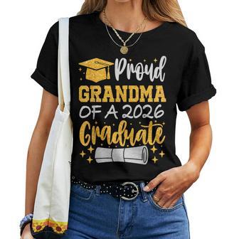 Proud Grandma Of A 2026 Graduate Class Of 2026 Graduation Women T-shirt | Seseable UK