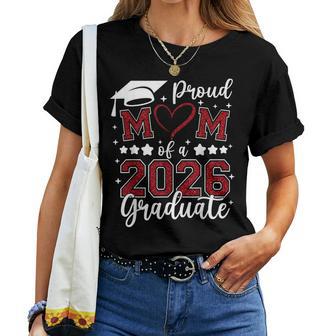 Proud Mom Of A 2026 Graduate Senior 2026 Graduation Women T-shirt | Seseable UK