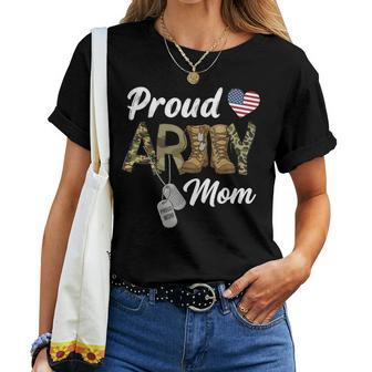 Proud Mom Army Military Mom Women T-shirt | Mazezy
