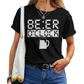 Regalo Da Uomo Beer O'clock Beer Time Regalo Divertente Maglietta da donna - Novitaregali