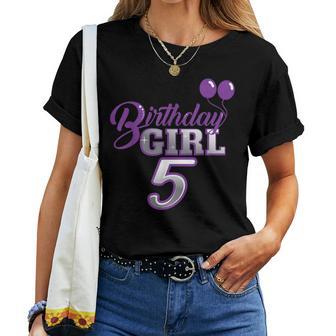 Regalo Per Il 5° Compleanno Ragazza E Figlia Di 5 Anni Maglietta da donna - Novitaregali