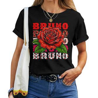 Retro Bruno Name Style Classic For Kid Women T-shirt | Mazezy