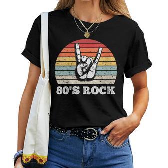 Rock 80'S 80S Rockintage Retro T-shirt femme - Cadeauxyz