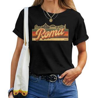 Romakyline & Italia Retrotripes Recuerdo De Roma Italia Camiseta de mujer - Regaloses