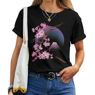 Sakura Japonaisintage Motif Fleurs De Cerisier S Filles T-shirt femme - Cadeauxyz