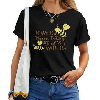 Save The Bees レディースTシャツ - Kawaiitshirt