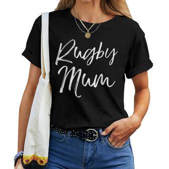 Simpatica Citazione Di Rugby Mom Regalo Per La Festa Della Mamma Da Parte Dion Rugby Mum Maglietta da donna - Novitaregali