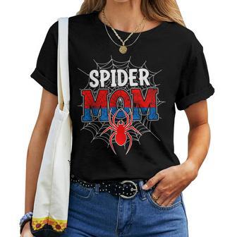 Spider Mom Family Matching Mother's Day Mommy Women Women T-shirt | Mazezy