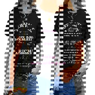 Uper Mamie Ardéchoise Humour Ardèche Drole T-shirt femme - Cadeauxyz