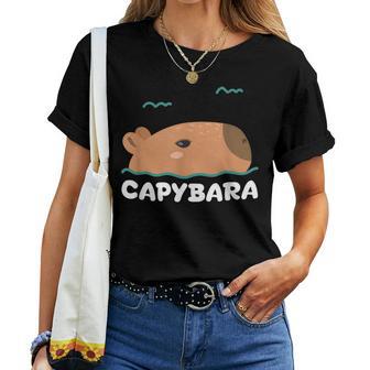 キッズ カピバラ シャツ 男の子 女の子 レディースTシャツ - Kawaiitshirt