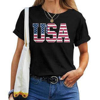 米国 愛国的なアメリカ国旗 男性 女性 キッズ 男の子 女の子 Us レディースTシャツ - Kawaiitshirt