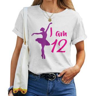 12 ° B-Day Dancing Ballerina Per Ragazze Maglietta da donna - Novitaregali