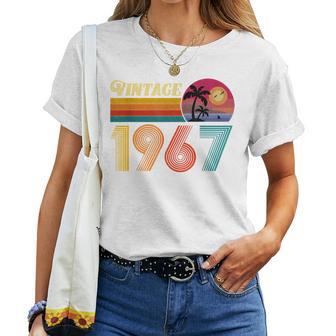 59歳の誕生日プレゼント 59歳 男性 女性 レトロ ヴィンテージ 1967 レディースTシャツ - Kawaiitshirt