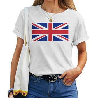 Bandiera Del Regno Unito Britannica Union Jack Uk Bandiere Uomini Donne Maglietta da donna - Novitaregali