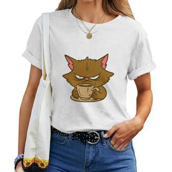 Bonjour Les Nazes Chat Animal Chaton Homme Cadeau Haut De Gamme T-shirt femme - Cadeauxyz