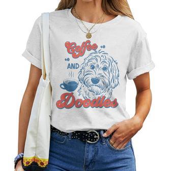 Coffee And Doodles Women T-shirt | Mazezy