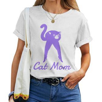 Divertida Camisa De Gato Para Mamá Día De La Madre In Mangas Camiseta de mujer - Regaloses