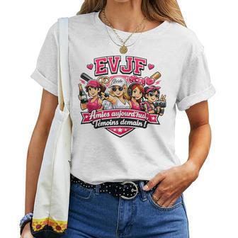 Evjf Future Mariée Mariage Humour Amies Aujourd'hui T-shirt femme - Cadeauxyz