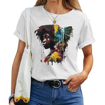 Expression De La Cultureibrante De La Africaine T-shirt femme - Cadeauxyz