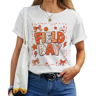 Field Day Orange Team For Kids Teacher Field Day Games Women T-shirt | Mazezy