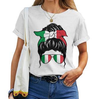 Italiana Chica Italia Bandera Italiana Italia Ragazza Italiana Camiseta de mujer - Regaloses