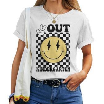 Last Day Of Kindergarten Graduation Kinder Boys Kids Teacher Women T-shirt | Mazezy