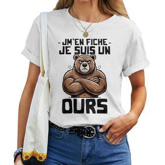 Ours Fille Garçon Humour Drole Jeuis Un Ours T-shirt femme - Cadeauxyz