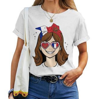 Petite Fille Moitié Française Moitié Marocaine Maroc France Filles T-shirt femme - Cadeauxyz