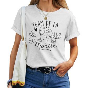 Team Mariée Evjf Déguisement Humour Enterrement T-shirt femme - Cadeauxyz